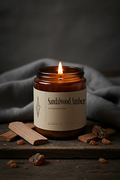 Sandalwood Amber Soy Candle